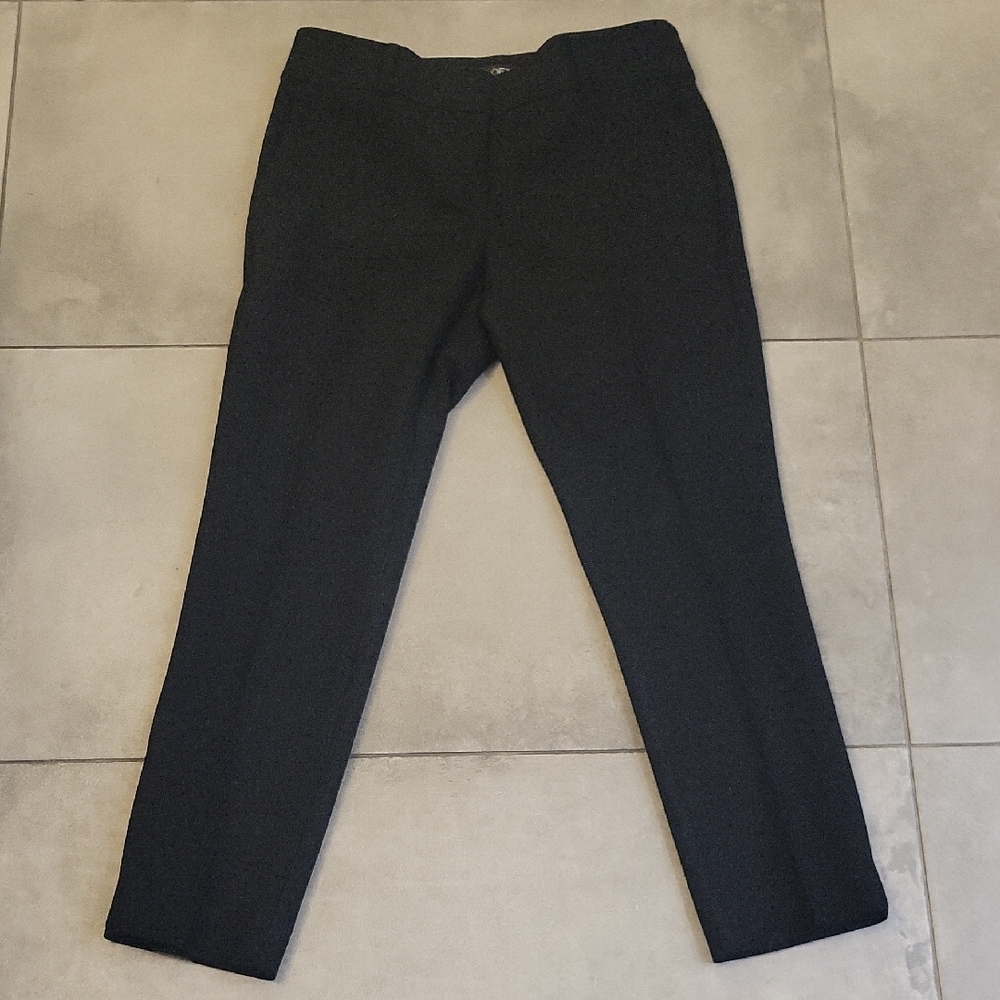 LOFT Women's Black Dress Pants With Removable Belt